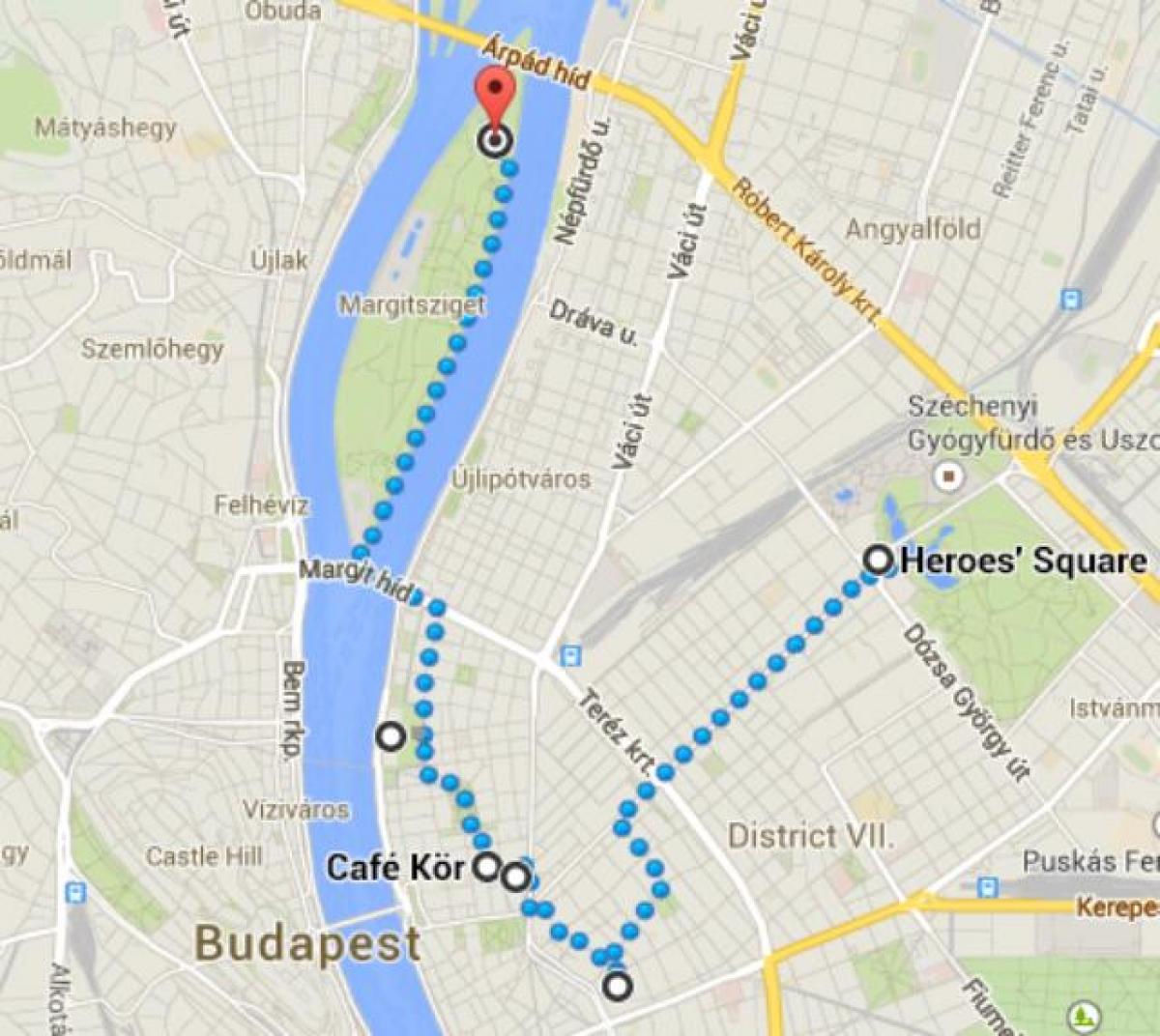 نقشه از قهرمانان میدان بوداپست