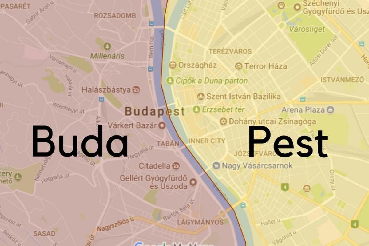 بودا مجارستان نقشه