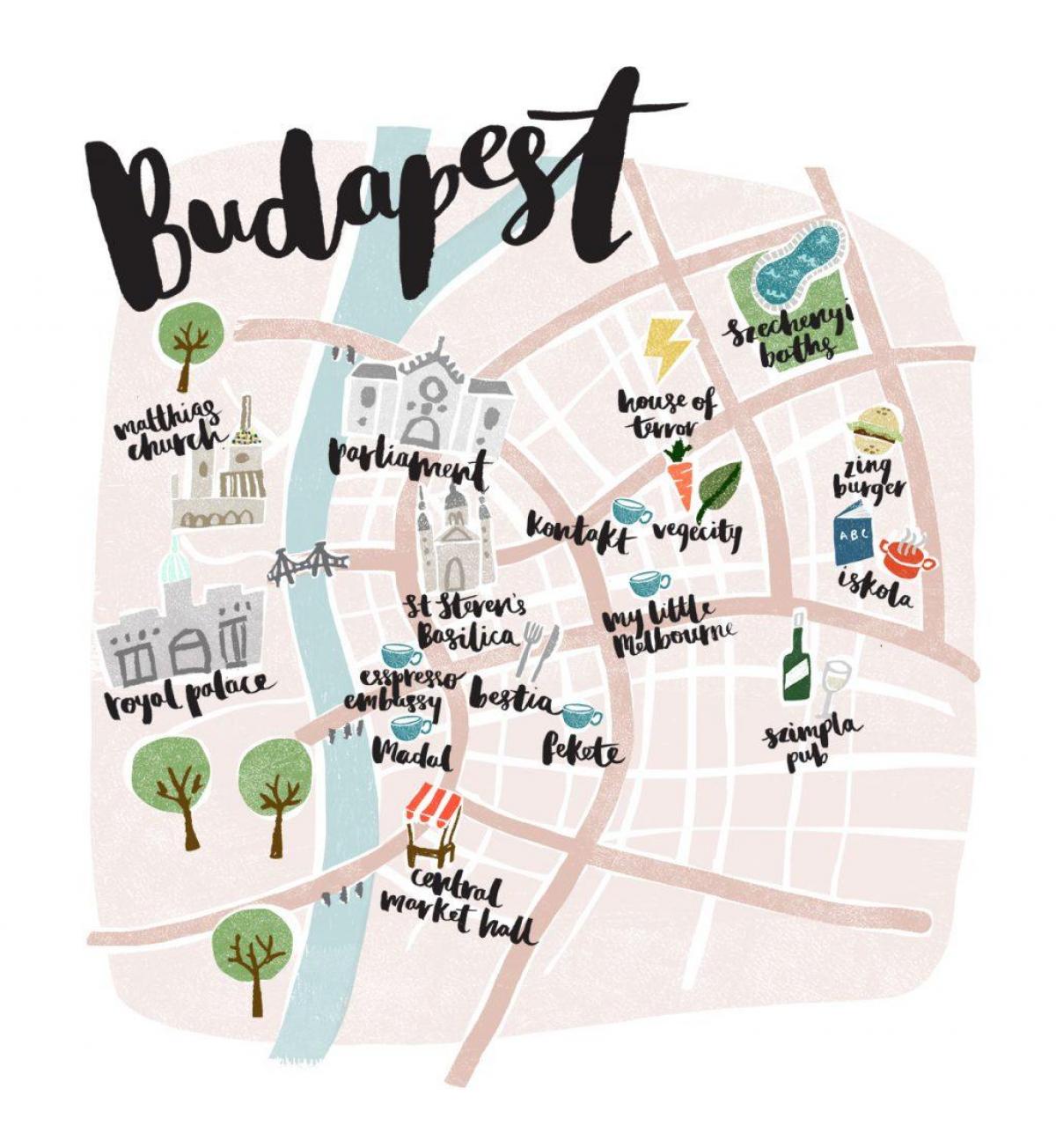 نقشه از بوداپست آفلاین