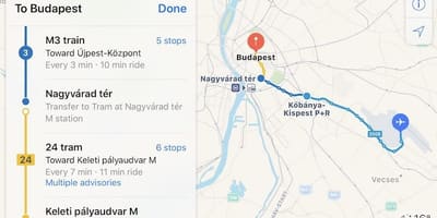 بوداپست kelenfold ایستگاه قطار نقشه